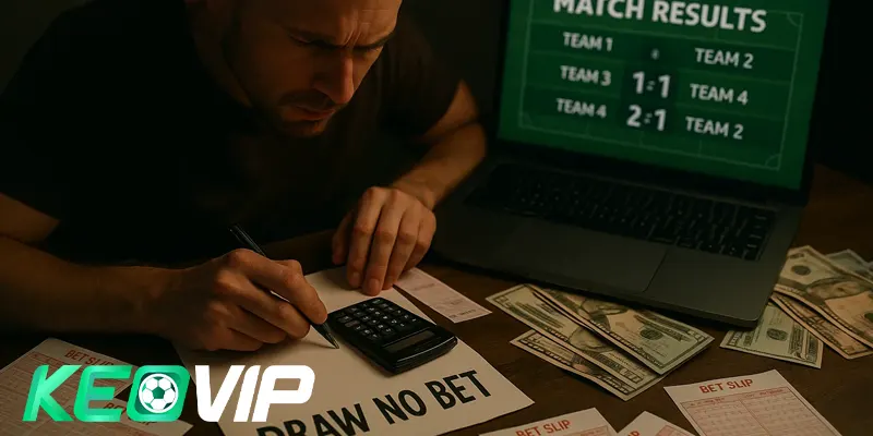 Cách tính tiền kèo draw no bet không phức tạp